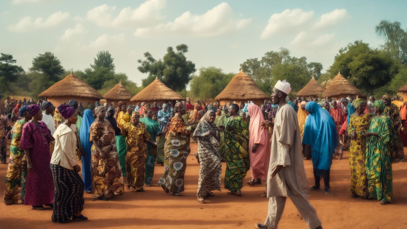 Nigerian children in a classroom